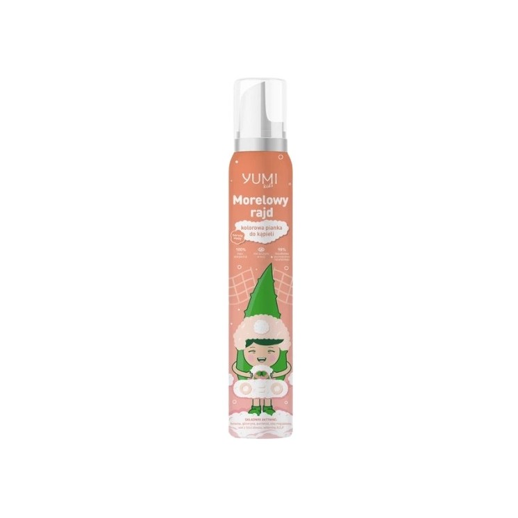 Yumi Kids Apricot Rally bunter Badeschaum 250 ml