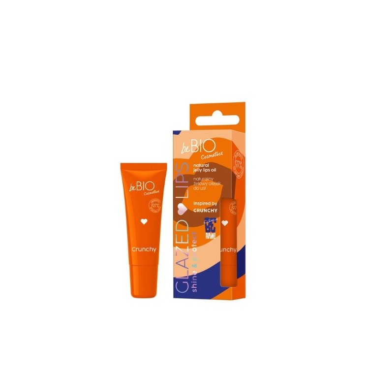 BeBio Cosmetics Natuurlijke Gel Lip Olie GLAZED LIPPEN Crunchy 10 ml