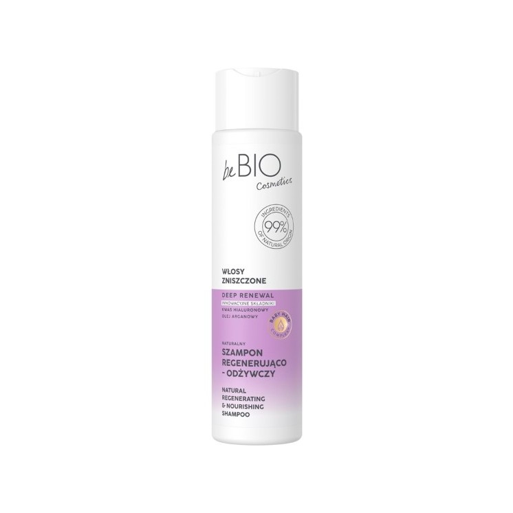 BeBio Cosmetics Natürliches Shampoo für strapaziertes Haar 300 ml
