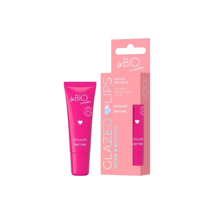 BeBio Cosmetics GLAZED LIPS Natürliches Gel-Lippenöl Smooth Berries 10 ml