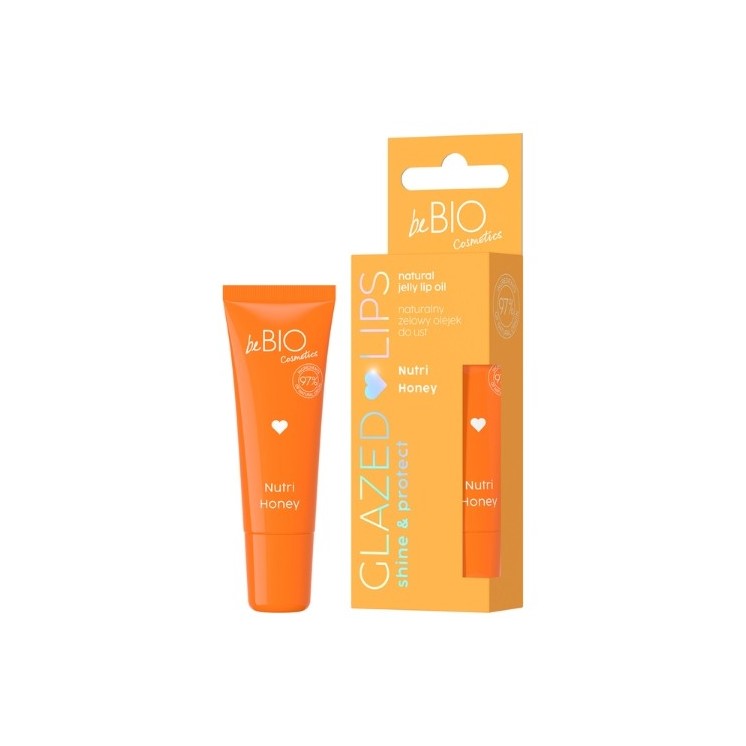 BeBio Cosmetics GLAZED LIPS Натуральна гелева олія для губ Nutri honey 10 мл