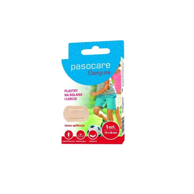 Pasocare elastic Knee i elbow plasters 5 pieces