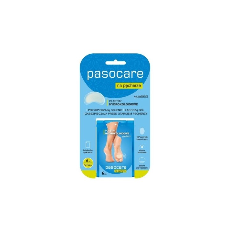 Pasocare Specialist Plus Hydrocolloïde pleisters voor blaren op de voetzolen 6 stuks