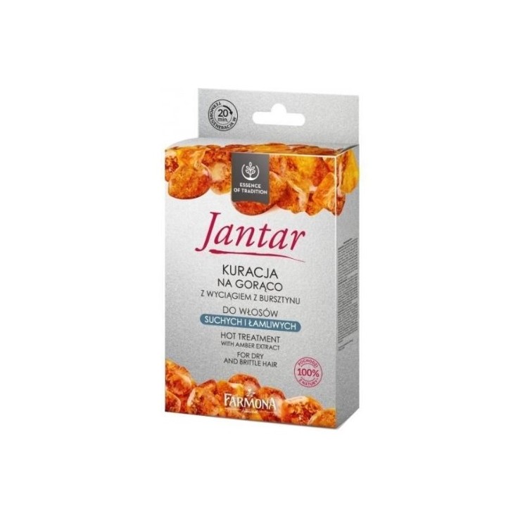 Farmona Jantar Heißbehandlung für trockenes und brüchiges Haar 20 ml + 20 ml + 10 ml