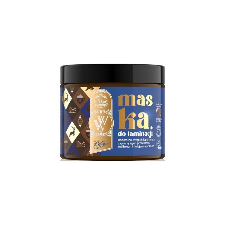 OnlyBio x Wedel Hair in Balance Masker voor haarlaminering Nadziena milky 200 ml