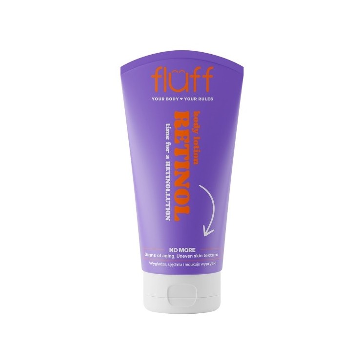 Fluff verjüngende Retinol -Körperlotion 150 ml