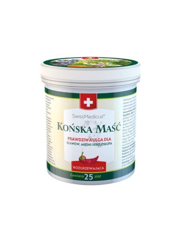 SwissMedicus Maść końska rozgrzewająca 250 ml