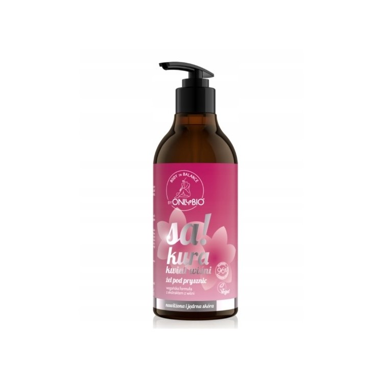 ONLYBIO Body in Balance Sakura Cherry Blossom Shower Gel 400 ml