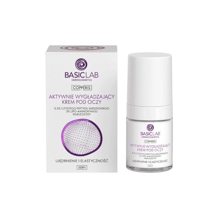 BasicLab Copperis Actively Smoothing Day Eye Cream Firming and Elasticity 18 ml