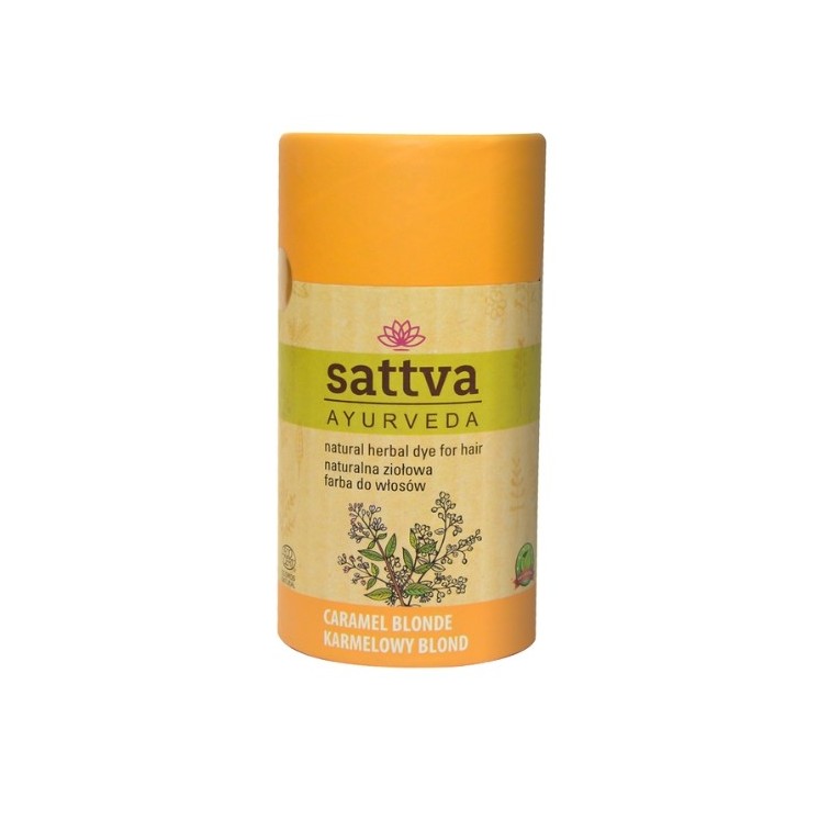 Sattva Ayurveda Natural Herbal Hair Dye Caramel Blond 150g