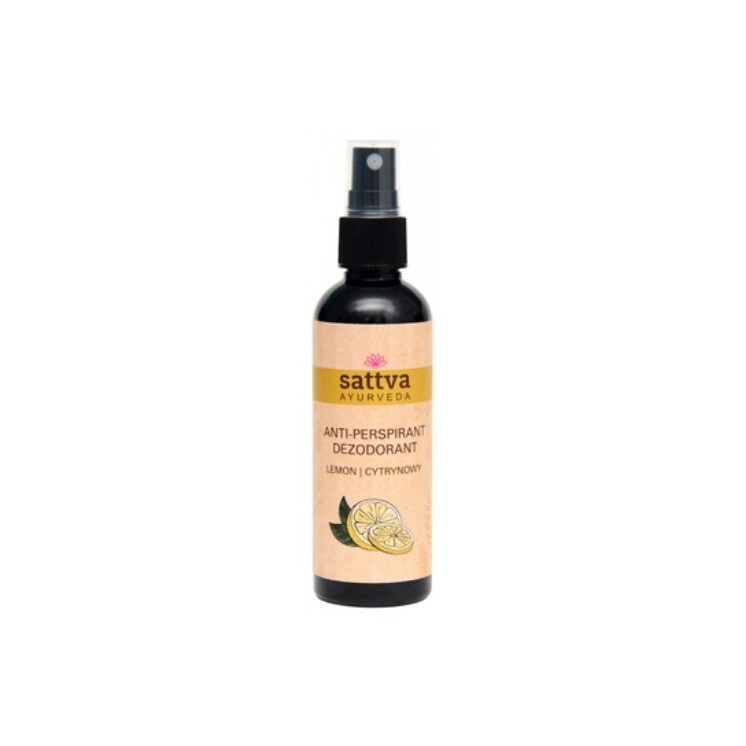 Sattva Ayurveda natürliches Antitranspirant Zitrone 80 ml