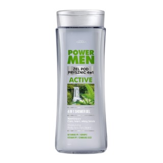 Joanna POWER MEN Douchegel 4in1 ACTIVE 300 ml