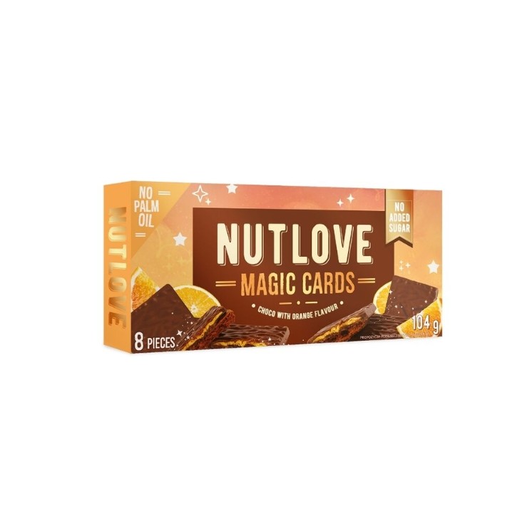 AllNutrition NutLove Magic Cards Kekse Schokolade & Orange 104 g