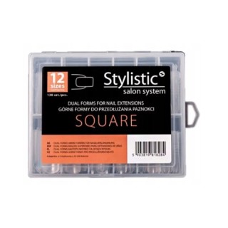 Claresa Stylistic Dual Form Nagelverlängerungsformen Square 120 Stück