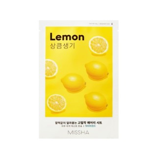 Зволожувальна тканинна маска Missha Airy Fit Lemon 19 г