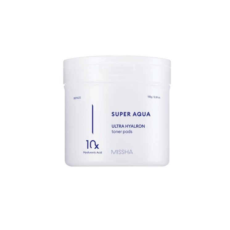 Missha Super Aqua Ultra Hyalron Toning Face Pads 90 pcs