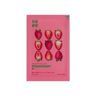 Holika Holika Pure Essence Mask Sheet - Маска для обличчя в листі з екстрактом полуниці 20 мл