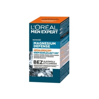 Зволожувальний крем для обличчя L'oreal Men Expert Magnesium Defense 50 мл