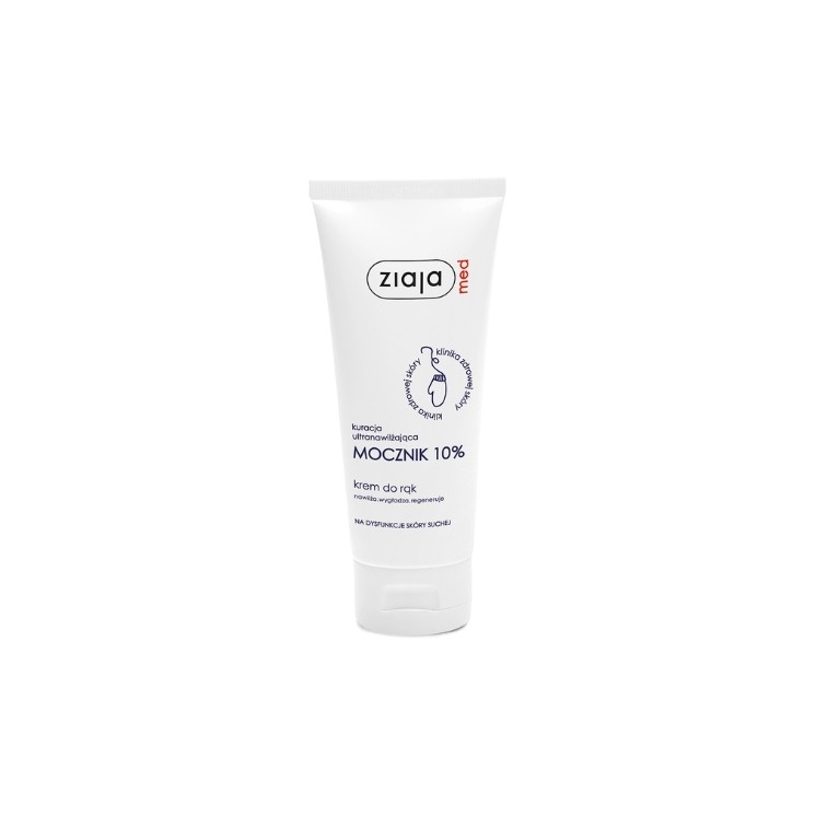 Ziaja Med Soin ultra-hydratant à 10% d'urée Crème mains pour dysfonctionnements cutanés secs 100 ml