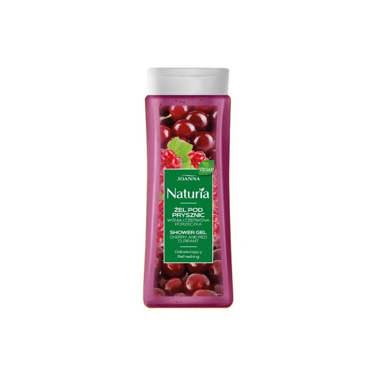 Joanna NATURIA Cherry and red currant shower gel 300 ml