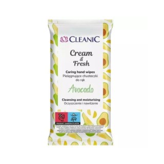 Cream Cleanic et lingettes pour les mains Avocado Fresh 15