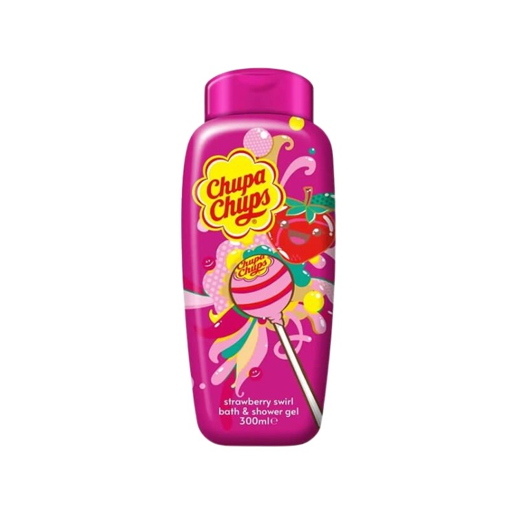 Chupa-Chups Strawberry Bad- en Douchegel 300 ml