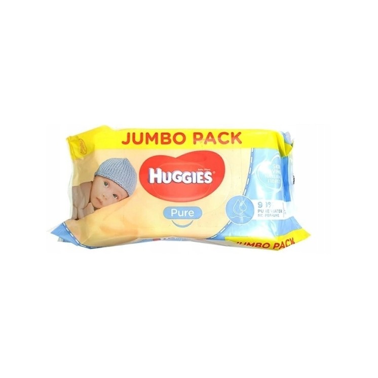 Huggies Pure Wet Wipes 72 pcs