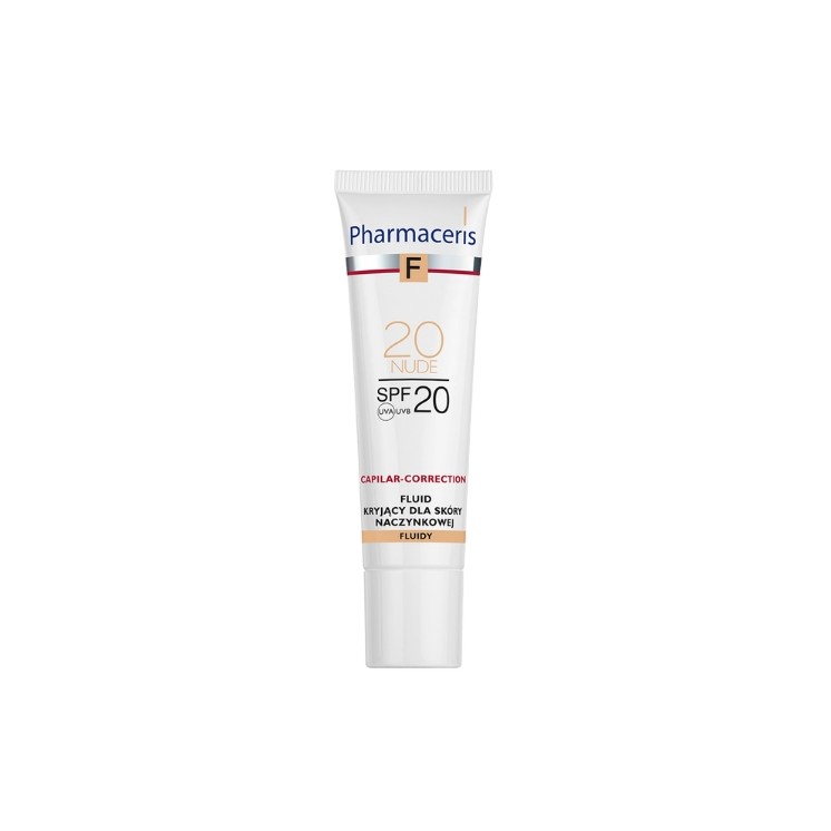 Pharmaceris F Capilar-Correction коригувальний флюїд для судинної шкіри SPF20 /20/ Nude 30 мл