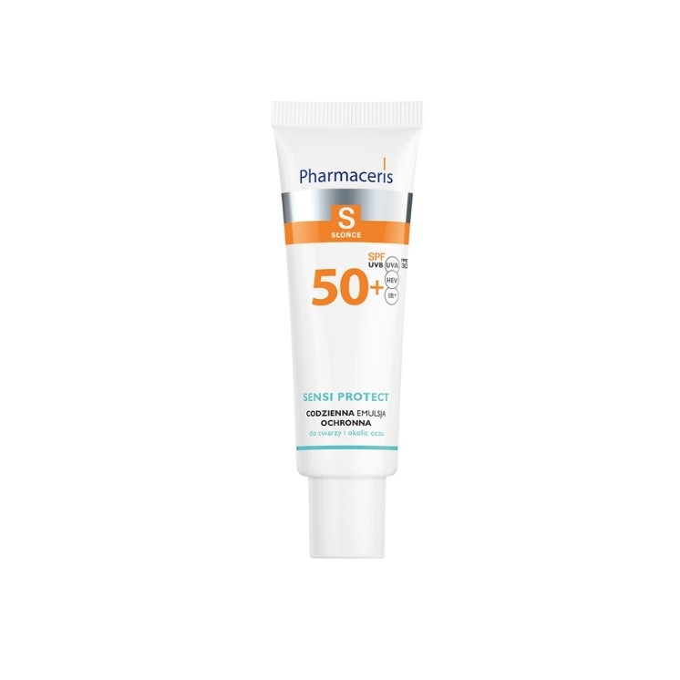 Pharmaceris S Sensi Protect Tägliche Gesichtsschutzlotion SPF50 + 50 ml