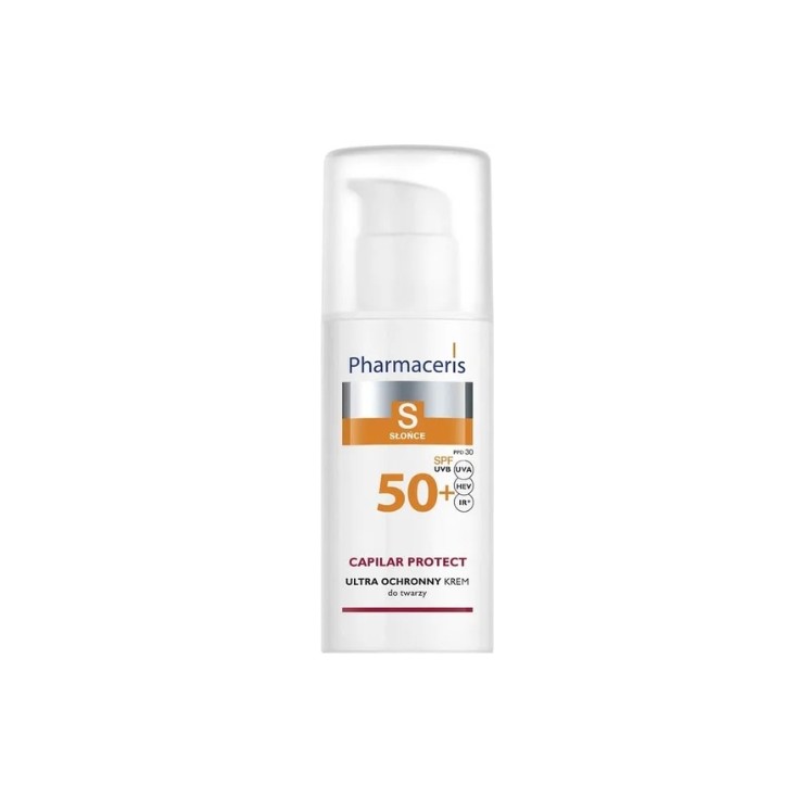 Pharmaceris S Capilar Protect Schutzcreme für Gefäßhaut SPF50 + 50 ml