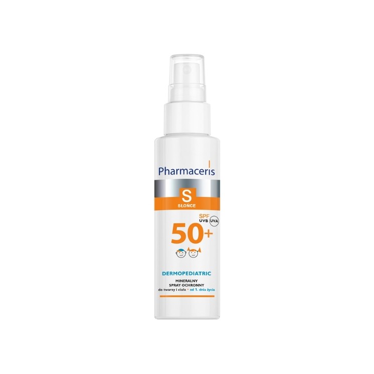 Pharmaceris S Dermopediatric Protective Mineral Spray for Face and Body SPF50 + 100 ml