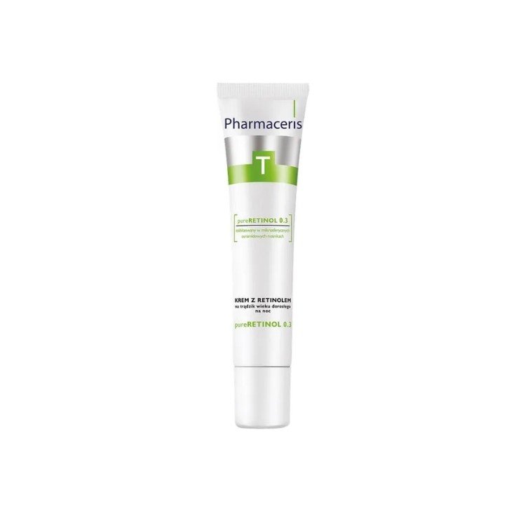 Pharmaceris T Pure Retinol 0.3 Retinol Crème voor Acne bij ego 's Nachts 40 ml