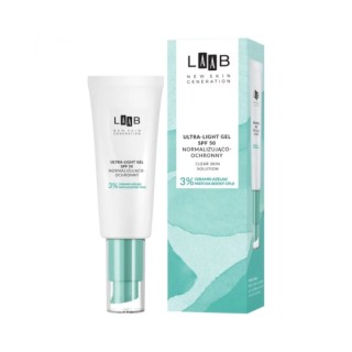 AA LAAB Clear Skin Solution Ультралегкий нормалізуючий та захисний гель для обличчя SPF50 40 мл