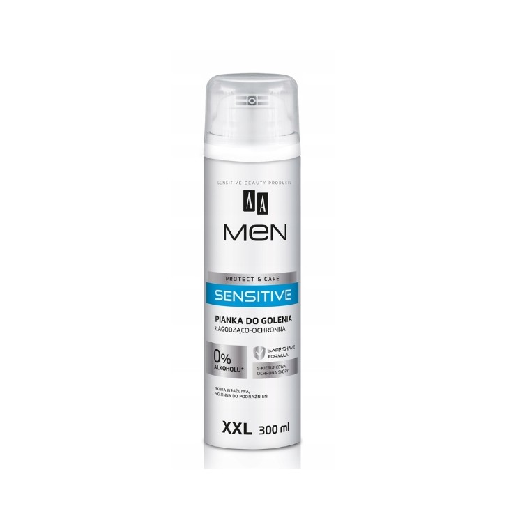 AA Men Sensitive Soothing and protective shaving foam 300 ml