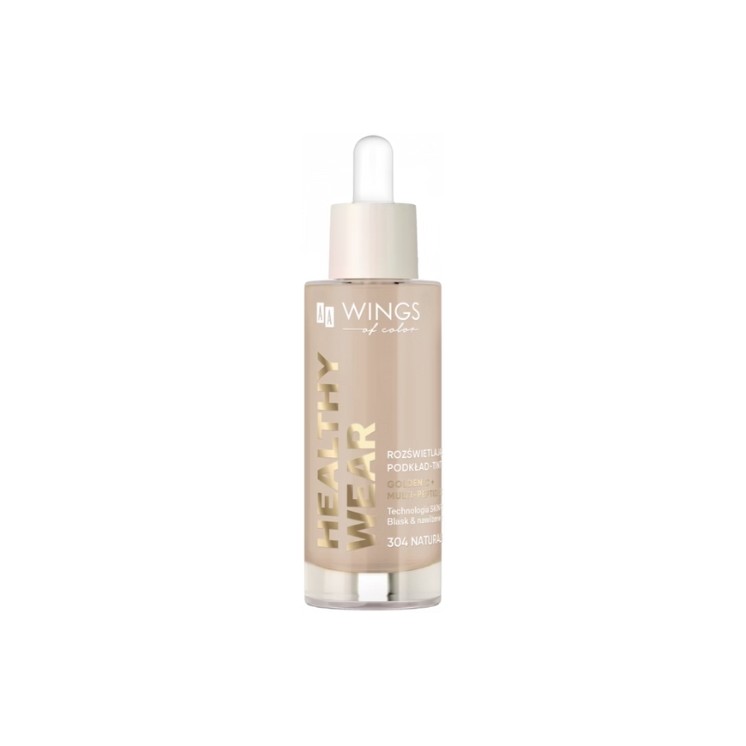 AA Wings of Color Healthy Wear Verhelderende Gezichtsfoundation /304/ Natural Beige 30 ml