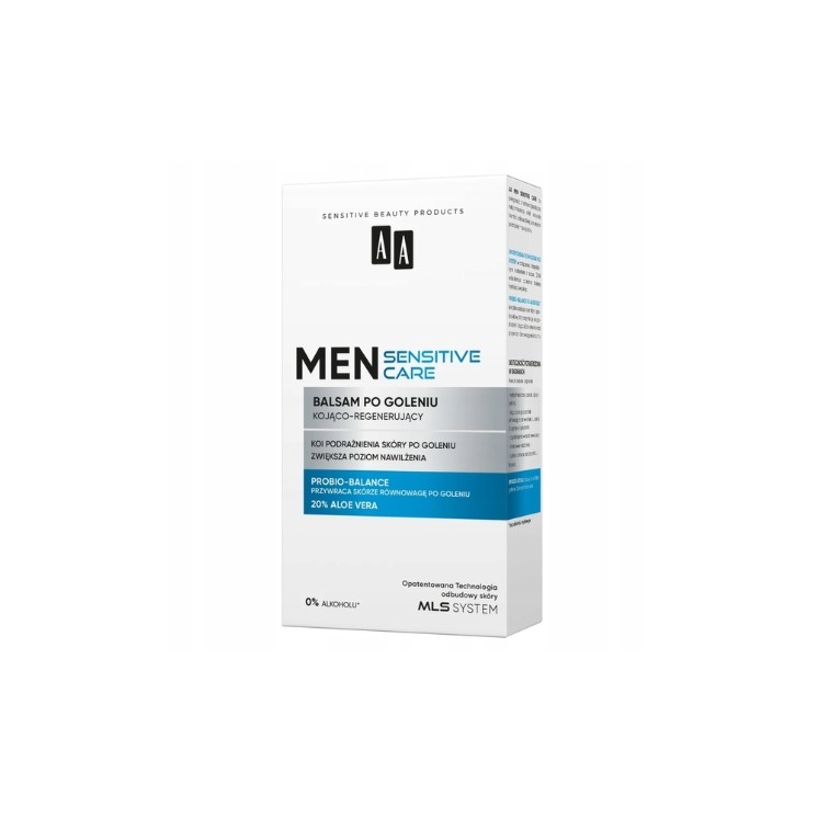 AA Men Sensitive Aftershave Balsem verzachtend en regenererend 100 ml