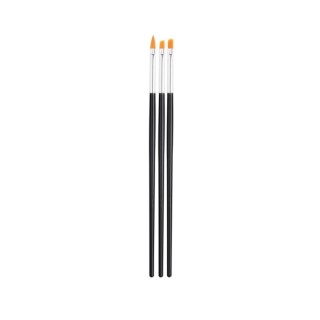 Aba Group Set of black manicure brushes 3 pieces