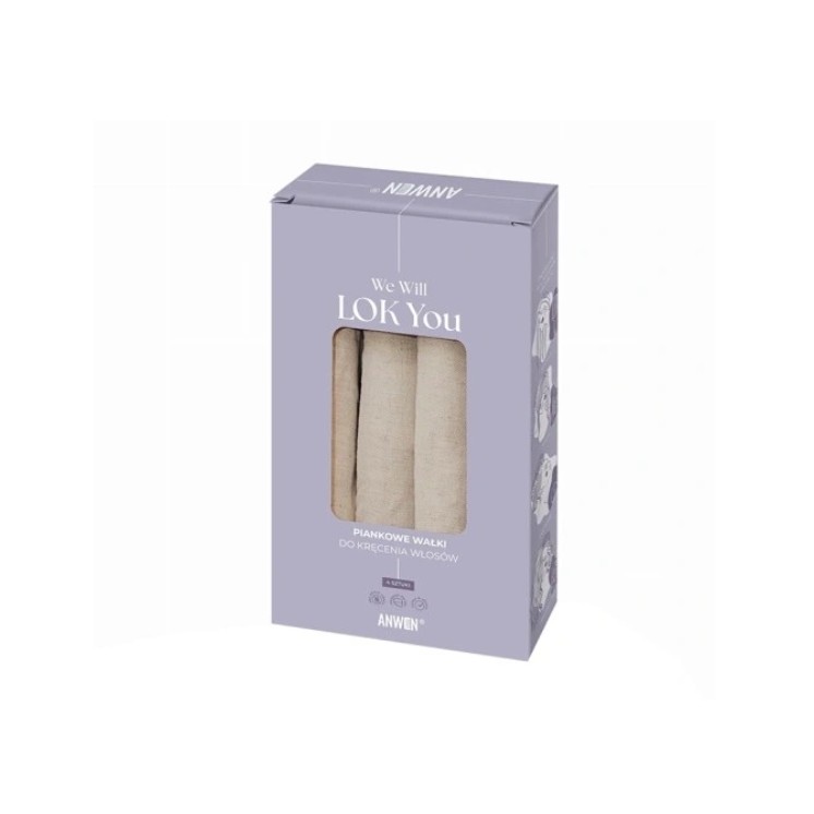 Anwen We Will Lok You Foam Hair Curlers 4 pcs