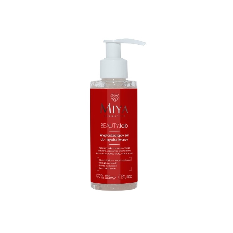 Miya Cosmetics BEAUTY .lab smoothing Facial wash gel 140 ml