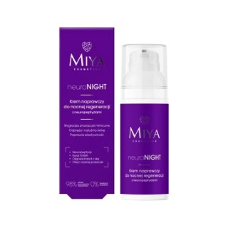 Miya Cosmetics neuroNIGHT Repair Nachtcrème met neuropeptiden 50 ml