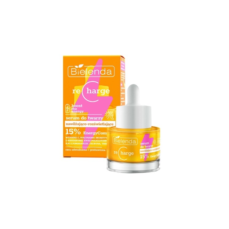 Bielenda Recharge Feuchtigkeitsspendendes und aufhellendes Gesichtsserum 30 ml