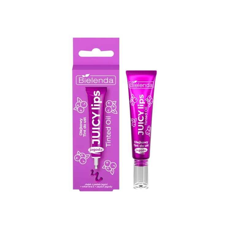 Олійка для губ Bielenda Juicy Tint Lip Oil Lip Tint Berry 10 г