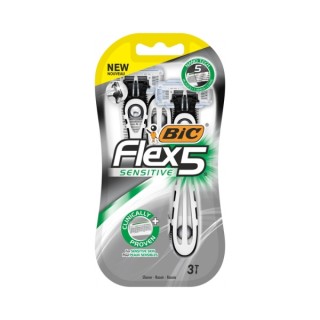 BIC Flex5 Sensitive Scheermes 3 stuks