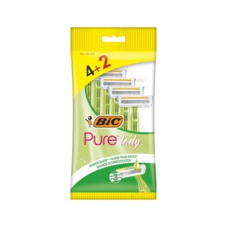 BIC Pure Lady Razors 6 pieces