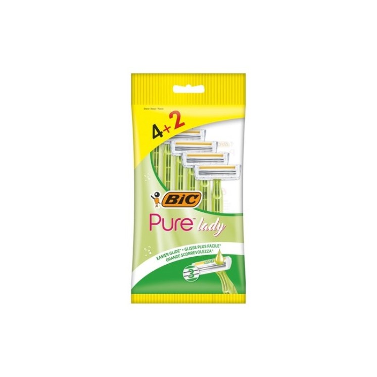 BIC Pure Lady scheermesjes 6 stuks