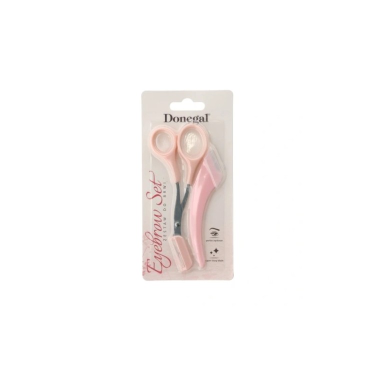 Donegal Eyebrow scissors with comb 1 piece