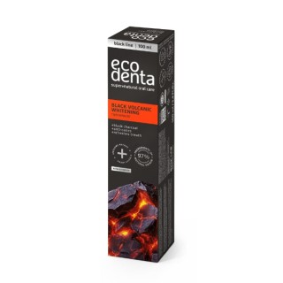 Ecodenta Black Volcanic Whitening Toothpaste with Volcanic Minerals 100 ml