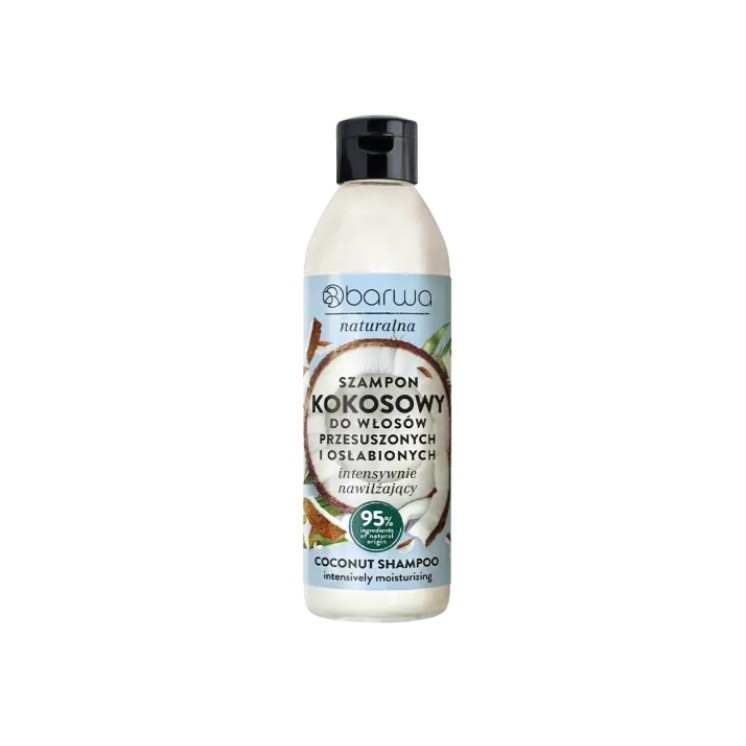 Barwa Naturalna Moisturizing Coconut Hair Shampoo 300 ml