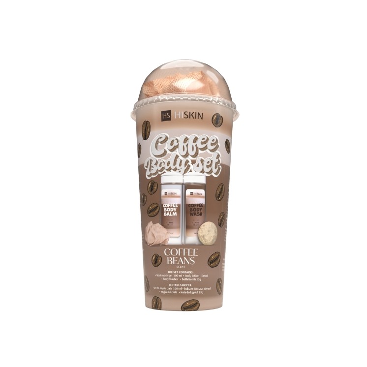 HiSkin Coffee Body Set Coffee Bath and Body Care Set
