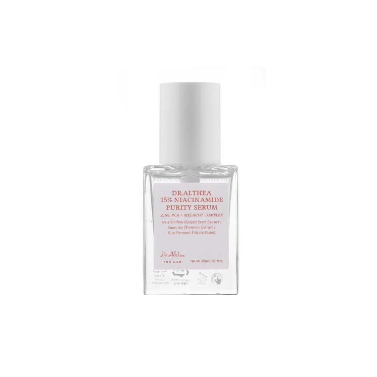 Dr. Althea 15% Niacinamide Purity Serum Gesichtsserum mit Niacinamid 30 ml
